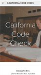 Mobile Screenshot of californiacodecheck.com